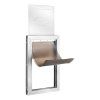 Dvierka pre zvieratá 8.27"×11.93" hliníkový rám s klapkou a zámkom