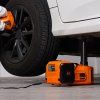 Elektrický hydraulický zdvihák 5 t 12V s rázovým kľúčom a kompresorom