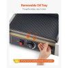 Elektrický panini gril 2200W nerez 34×23 cm s reguláciou teploty