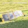 Flashfish TSP 18V/100W Foldable Solar Panel Portable Solar Charger with DC/USB Output