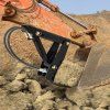 Hydraulický palec pre rýpadlo 45.72 cm, 12.70 mm, s valcom na zváranie