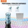 Elektrický dermapen 3×16+3×36 ihiel, 6 rýchlostí, lcd, 0–2,5 mm
