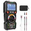 KAIWEETS HT118E Digital AC/DC Multimeter, TRMS 20000 Counts, 2.7 Inch Display, LED Lightning Jacks, Auto-Ranging - Black