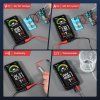 KAIWEETS KM602 Digital Multimeter 6000 Counts True-RMS Meter Smart Mode Manual Mode 1200mAh Rechargeable Battery Flashlight Auto-Lock - Black