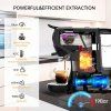 HiBREW H1A 4 IN 1 Expresso Coffee Machine Compatible with Dolce Gusto Ground Coffee - White