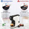 HiBREW H1A 4 IN 1 Expresso Coffee Machine Compatible with Dolce Gusto Ground Coffee - White