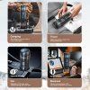 HiBREW H4A 80W Portable Car Coffee Machine,3-in-1 Expresso Coffee Maker - Black