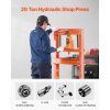 Hydraulický lis 20 T h-rám nastaviteľný s platňou a ventilom