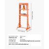 Hydraulický lis 20 T h-rám nastaviteľný s platňou a ventilom