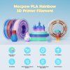 Mecpow PLA Filament, 1kg - Rainbow