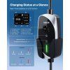 Mobilný wallbox 3.6 kW 16A typ 2, 6 m kábel, schuko 16A, lcd