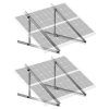 Montážne držiaky solárnych panelov 2 sady 45-inch 0–90° 100–400W