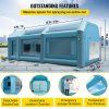 Nafukovací lakovací box 609.6×304.8×249.9 cm s filtrom a 2 ventilátory