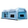 Nafukovacia lakovacia kabína 10×6×4 m, filtrový systém, 2 ventilátory