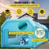 Nafukovacia striekacia kabína na autá 7×4×2,5 m filter, 2 ventilátory