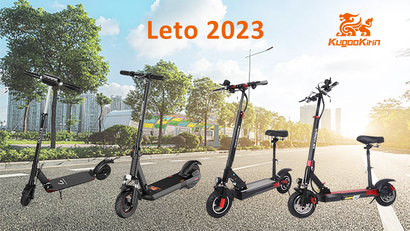 Elektrické kolobežky Kugoo na leto 2023