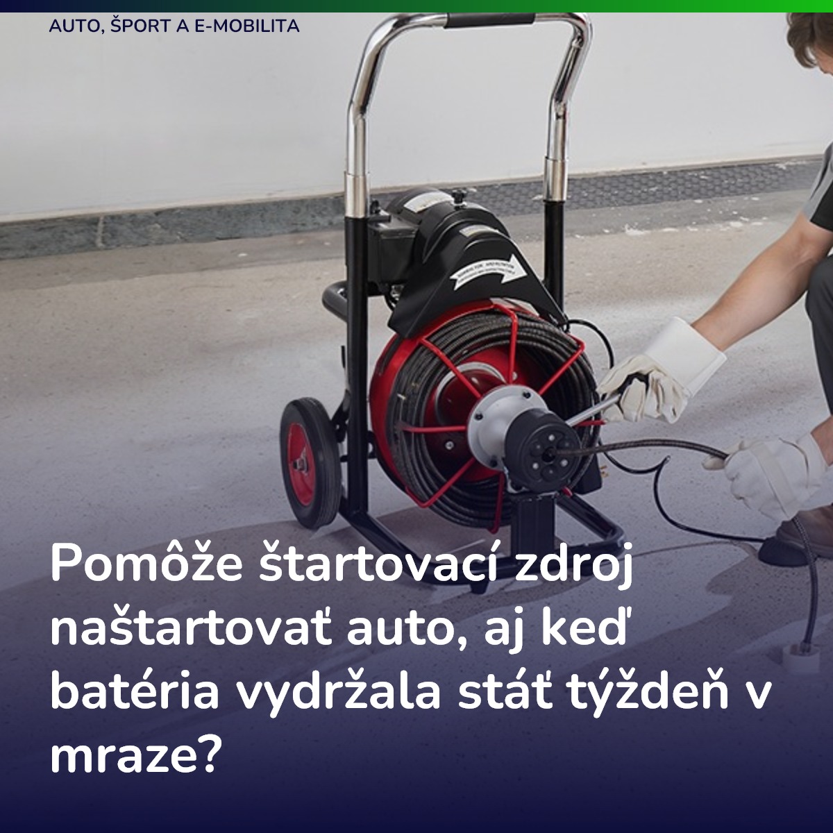 Pomôže štartovací zdroj naštartovať auto, aj keď batéria vydržala stáť týždeň v mraze?