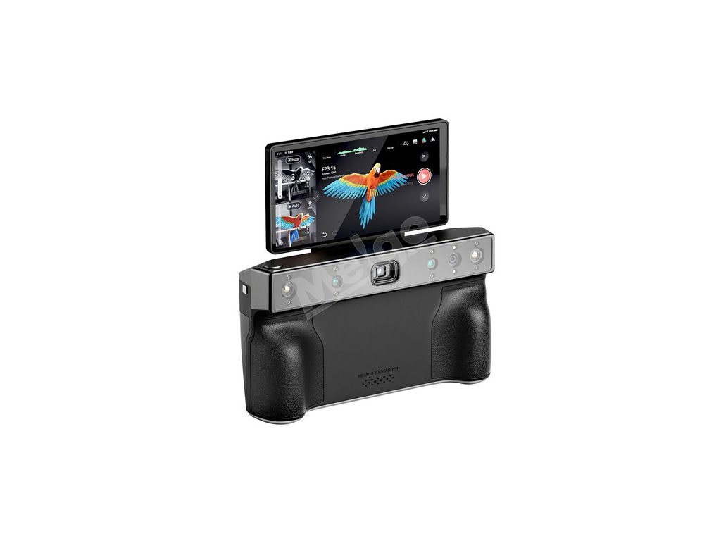 Revopoint MIRACO 3D Scanner with 16GB RAM, 0.02mm High Precision, 15fps Scanning Speed, 8K Color Capture, 180° Rotating Screen, 9-axis IMU, 2K HD Picture, Single-shot & Continuous Mode, Standable Design, for Small to Large Objects