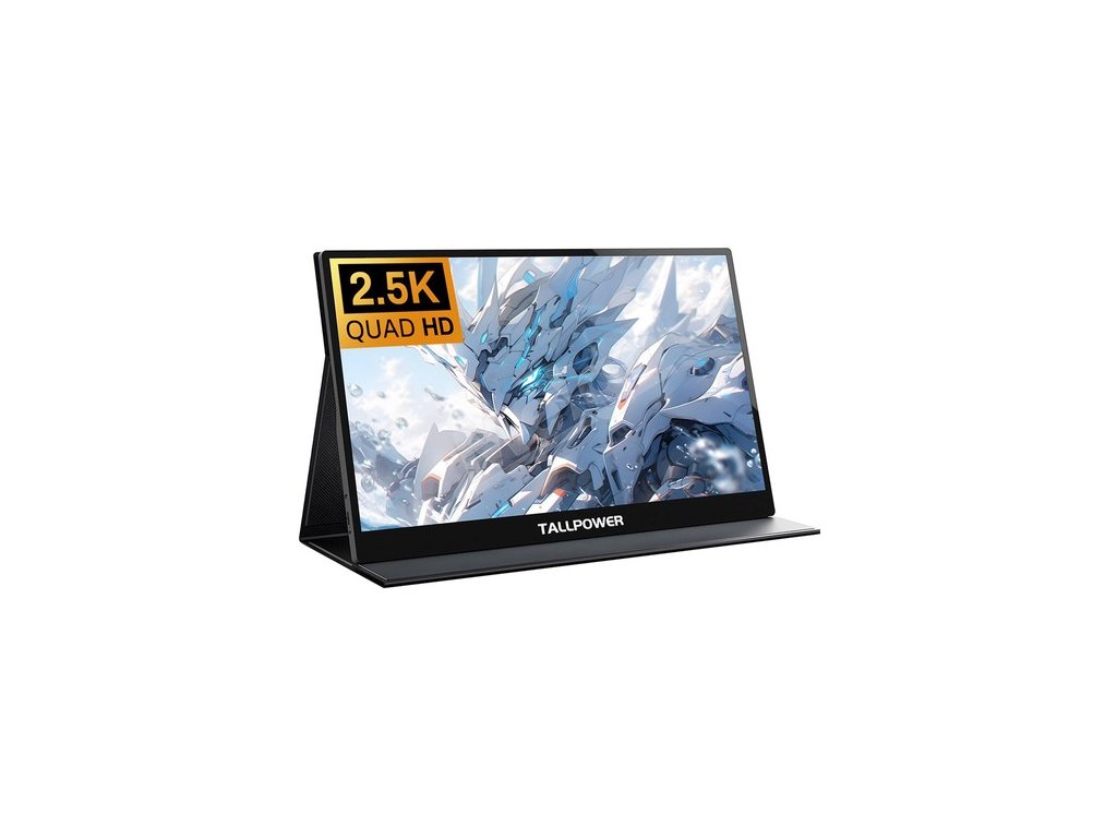 TALLPOWER TP-1 15.6-inch Portable Monitor, 1920 x 1080 2K Full HD Display, 120Hz Refresh Rate, 100% sRGB, 178° Viewing Angle, 2*Type-C 3.1, 1*HDMI