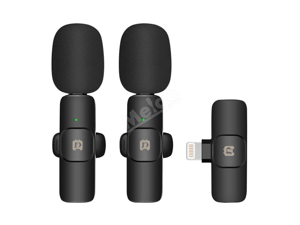 Bezdrôtový mikrofón Puluz PU3150B Lavalier Type Bezdrôtový mikrofón Puluz PU3151B Lavalier Type Blesk