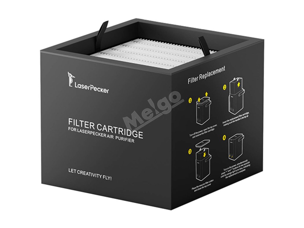Dymový kanistrový filter čističky vzduchu LaserPecker
