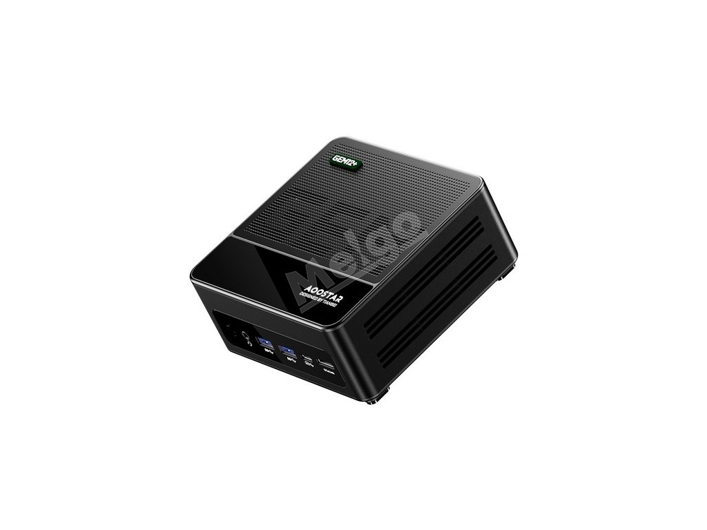 AOOSTAR GEM12+ Mini PC AMD Ryzen 7 Pro 8845HS 8 Core Max 5.1GHz, 32GB RAM 1TB SSD, HDMI2.1 + DP1.4+ USB4 + Type-C 4K Four Screen Display, WiFi 6 Bluetooth 5.2, 2*2.5G LAN, 2*USB3.2, 2*USB2.0, 1*Oculink - EU Plug