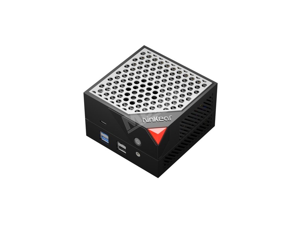 Ninkear MBOX 6 Magnetic Modular Mini PC, AMD Ryzen 5 6600H 6 Cores Max 4.5GHz, 16GB DDR5 RAM 512GB SSD, HDMI + DP + Type-C 4K Triple Display, WiFi 6 Bluetooth 5.2, 2*USB 3.0, 2*USB 2.0, 2*RJ45, 1*Headphone Jack, RGB Light