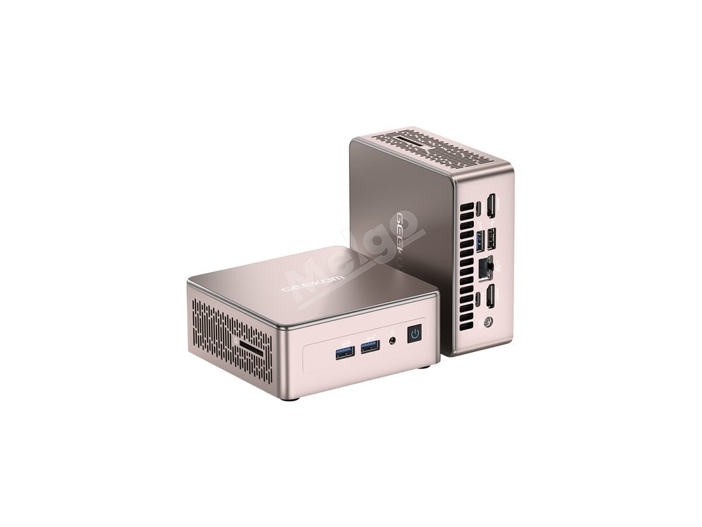 GEEKOM A5 Mini PC, AMD Ryzen 5 7430U 6 Cores Max 4.3GHz, 16GB RAM 512GB SSD, WiFi 6 Bluetooth 5.2, 2*HDMI (4K) + 2*USB3.2 Type-C (8K) Quad Display, 3*USB 3.2 Type-A, 1*USB 2.0, 1*2.5G RJ45, 1*SD Card Reader, 1*Headphone Jack