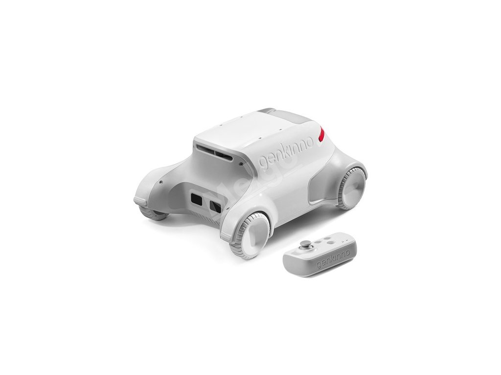 Genkinno P1 Cordless Robotic Pool Vacuum Cleaner, 100W Motor, 2.4L Water Tank, Quick Disassembly Filters, Smart Navigation Pool Vacuum, Self-Parking, Remote Control, Max 240 mins working time, for Swimming Pools up to 150 m²