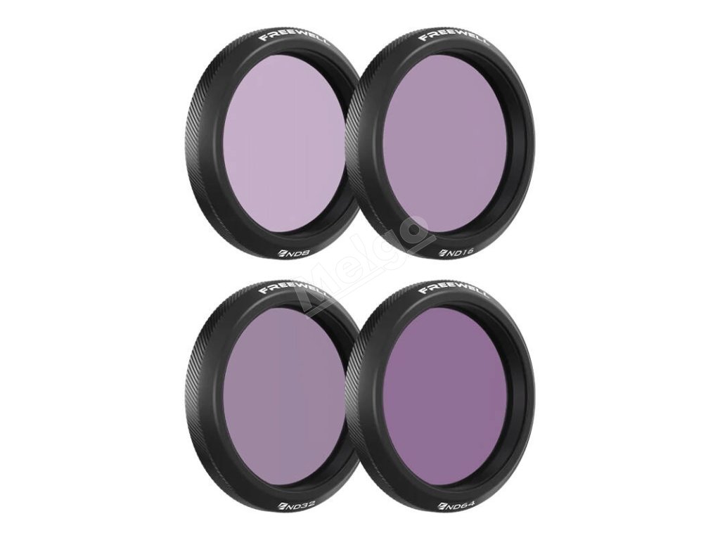 Freewell set of 4 ND filters for DJI Osmo Action 5 Pro