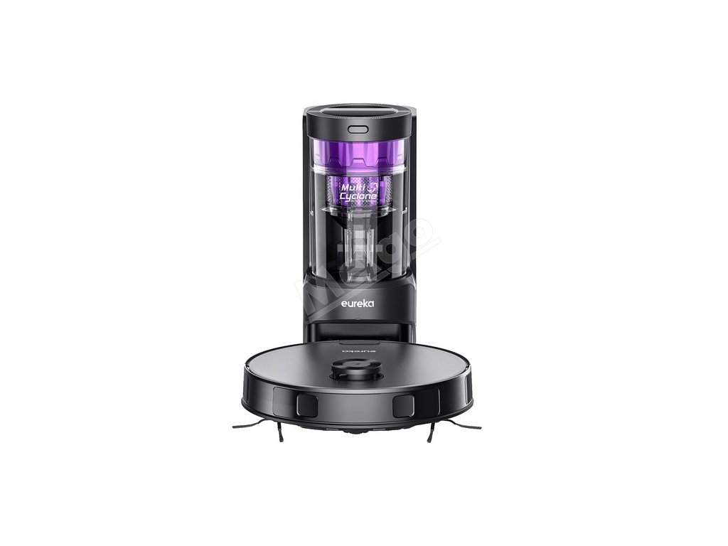 Eureka E10s Robot Vacuum and Mop, Self-Emptying Station, 4000Pa Suction, LiDAR Navigation, 180min Runtime, HEPA Filter, App Control, Pet Hair,Carpet & Floor