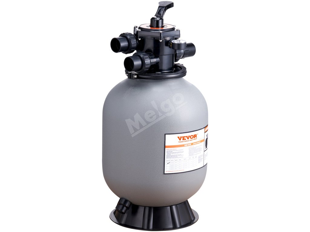 Pieskový filter 16-inch, prietok do 35 GPM, 7-polohový ventil