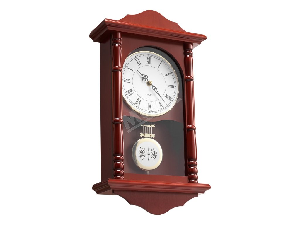 Nástenné kyvadlové hodiny vintage 460×240×92 mm, quartzový mechanizmus