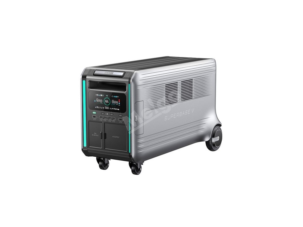 ZENDURE SuperBase V4600 Portable Power Station, 4608Wh LiFePO4 Battery, 3800 AC Output, Expandable to 46080Wh, 120V/240V Dual Voltage, 16 Outputs, 3000W Solar Input, APP Control
