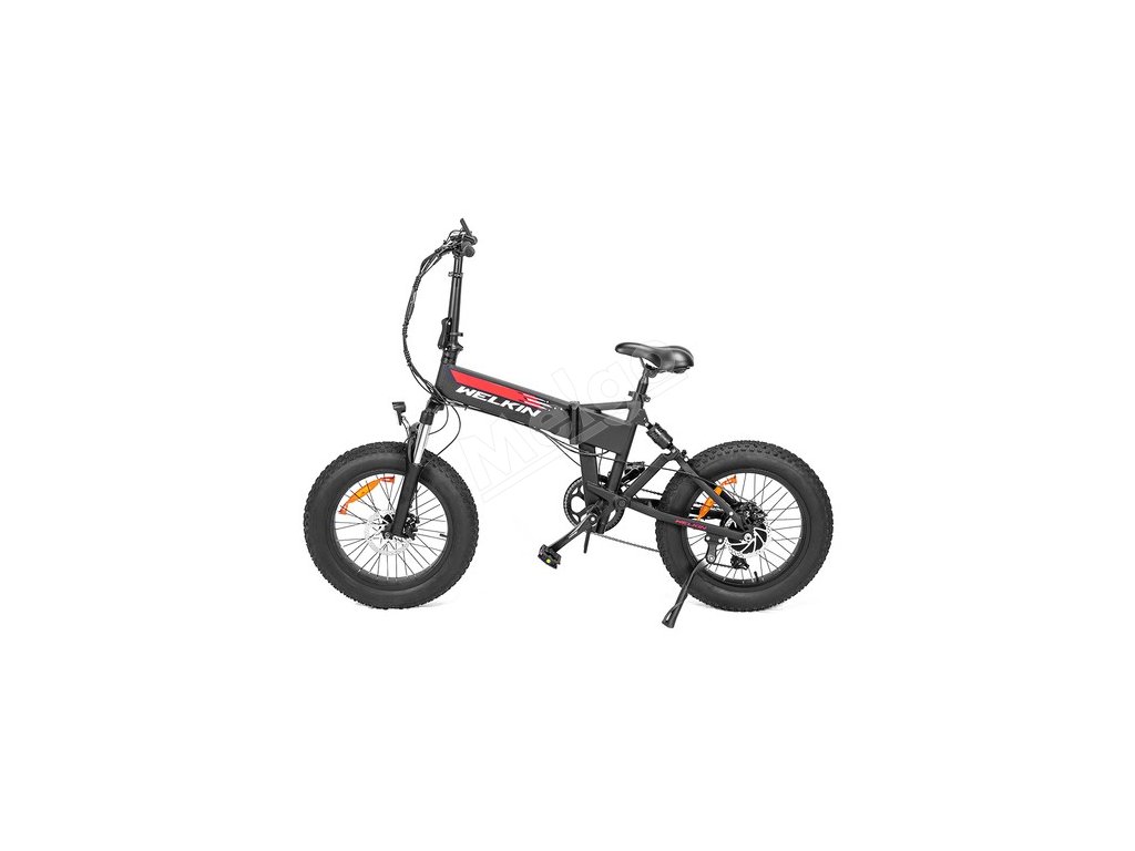 WELKIN WKES001 Elektrický bicykel Snow Bike 500W - čierna