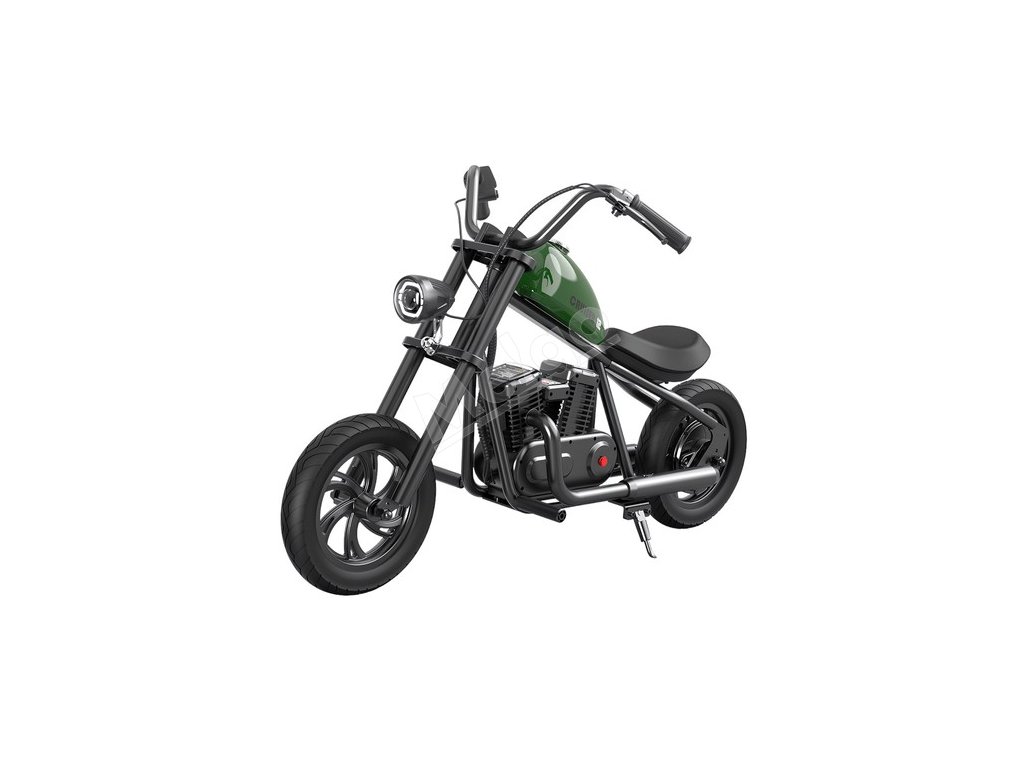 Hyper GOGO Cruiser 12 Plus Electric Motorcycle for Kids, 12 x 3 Tires,  160W, 5.2Ah, Bluetooth Speaker, LED Lights - Orange 