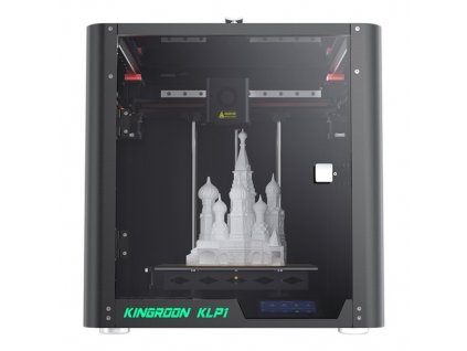 KINGROON KLP1 3D Printer, Auto Leveling, 0.05-0.3mm Printing Accuracy, 500mm/s Printing Speed, Klipper Firmware, Material Break Detection, 5:1 Gear Ratio, 210x210x210mm