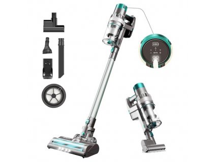 Ultenic U11 Pro Cordless Vacuum Cleaner 350W 26KPa Suction 3 Adjustable Modes 2200mAh Battery Air Cooling Technology LED Display Removable Battery - Gray