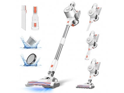 Ultenic U10 Pro Cordless Vacuum Cleaner, 400W 27Kpa Max Suction, 5-Layer Filtration, 115000rpm Speed Motor 35min Runtime