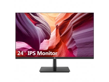 Z-Edge U24I 24'' LED Monitor, 1920x1080 FHD, 16:9 IPS Panel, 75Hz Refresh Rate, 5ms Response Time, Compatible with FreeSync, 16.7 Million Colors, HDMI, VGA, Audio, 178 Degree Wide Angel View, Low Blue, VESA Mount