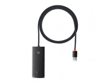 Rozbočovač radu Baseus Lite 4v1 USB na 4x USB 3.0, 1 m (čierny)