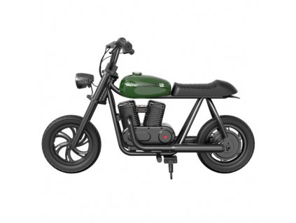 HYPER GOGO Pioneer 12 Electric Chopper Motorcycle for Kids 24V 5.2Ah 160W with 12'x3' Tires, 12KM Top Range - Green