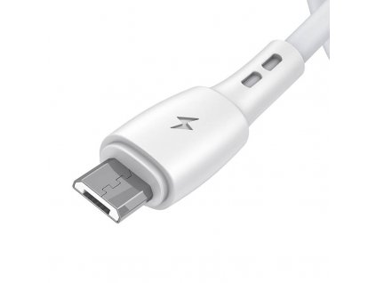 Kábel USB na Micro USB Vipfan Racing X05, 3A, 1 m (biely)