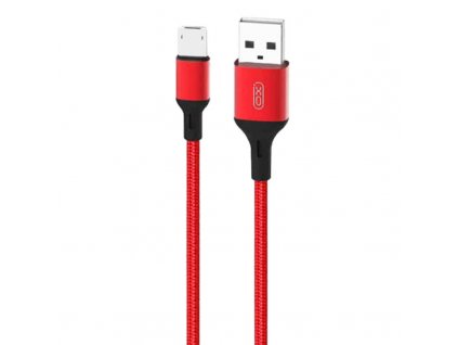 Kábel USB na Micro USB XO NB143, 2 m (červený)
