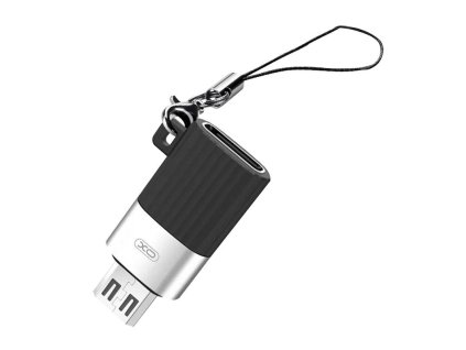 Adaptér XO NB149-C micro USB na USB-C (čierny)