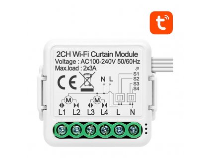 Modul inteligentného spínača záclon WiFi Avatto N-CSM01-2 TUYA