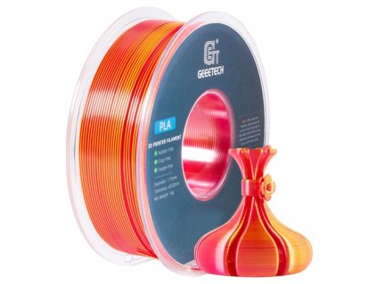 Geeetech Dual Color Silk PLA Filament 1kg - Gold and Red