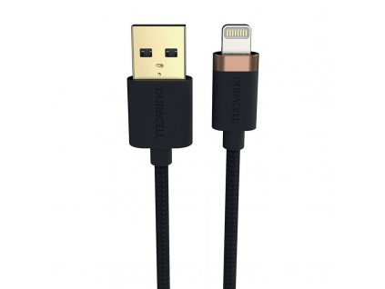Duracell USB-C kábel pre Lightning 1 m (čierny)