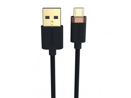 Duracell USB kábel pre Micro-USB 1 m (čierny)