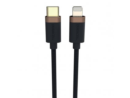 Duracell USB-C kábel pre Lightning 1 m (čierny)